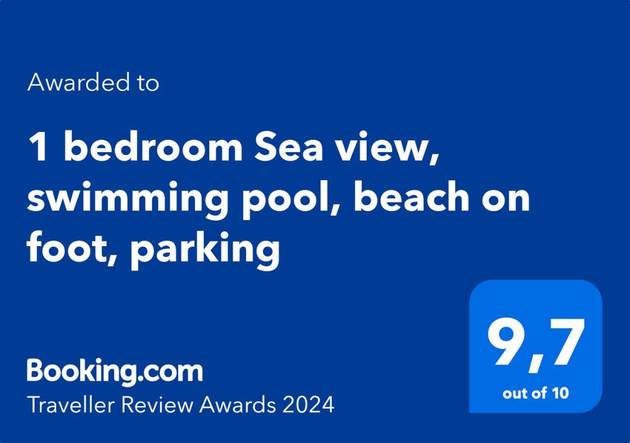 1 Bedroom Sea View, Swimming Pool, Beach On Foot, Parking Antibes Bagian luar foto