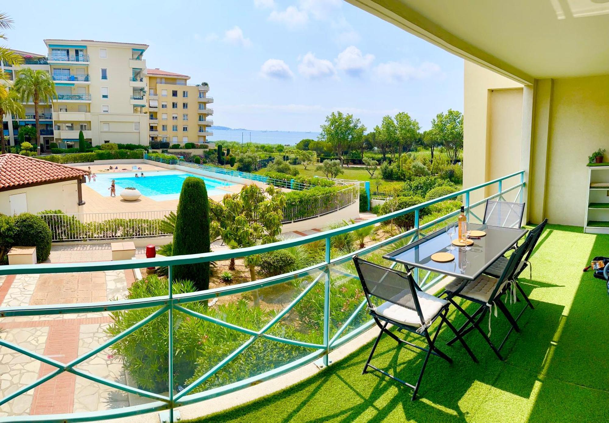 1 Bedroom Sea View, Swimming Pool, Beach On Foot, Parking Antibes Bagian luar foto